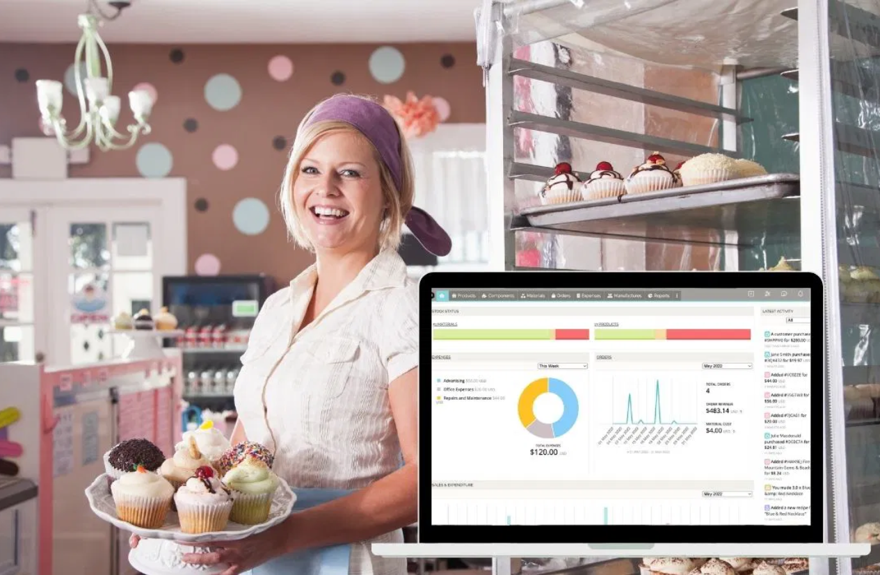 Проследяване на инвентара на пекарната чрез система за самообслужване за пекарна