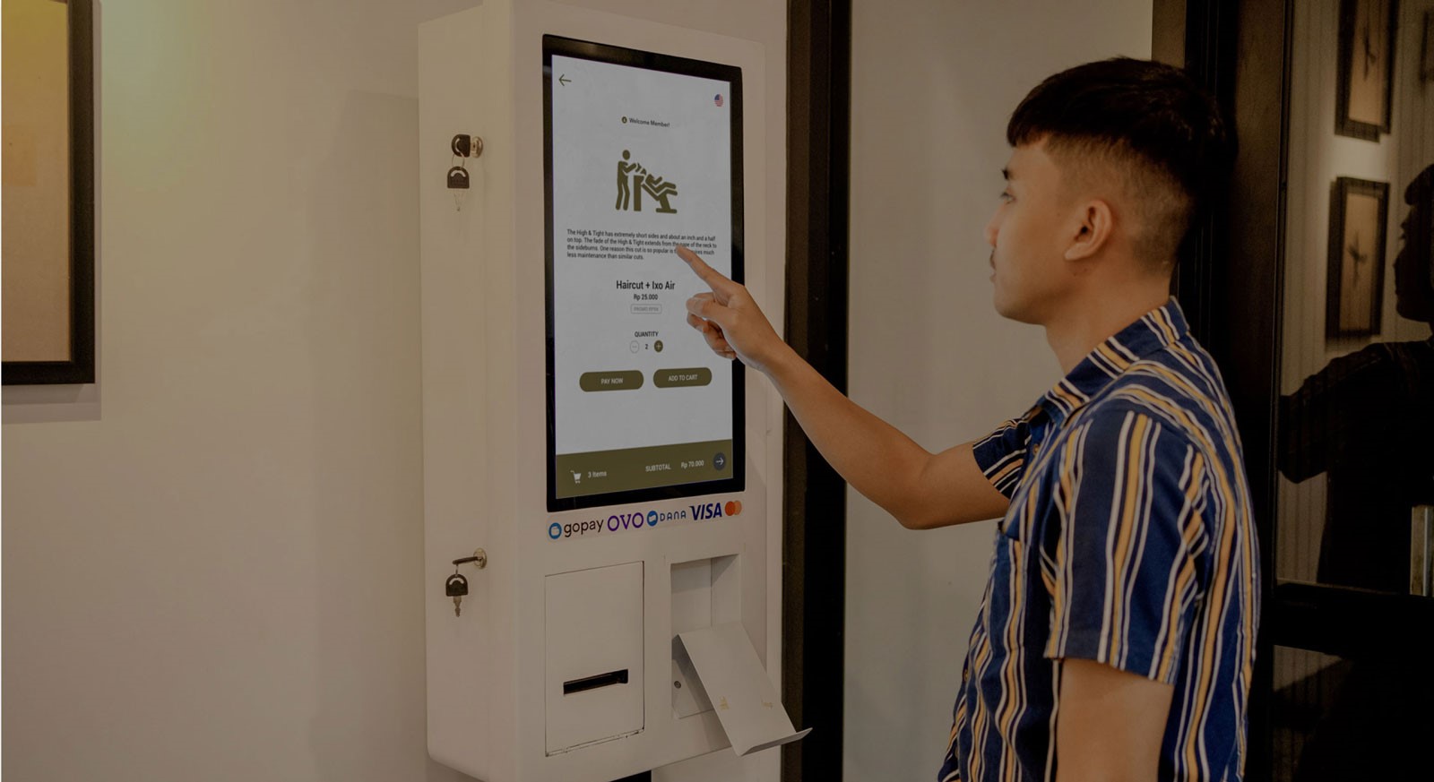 Система за самообслужване за фризьорски салони