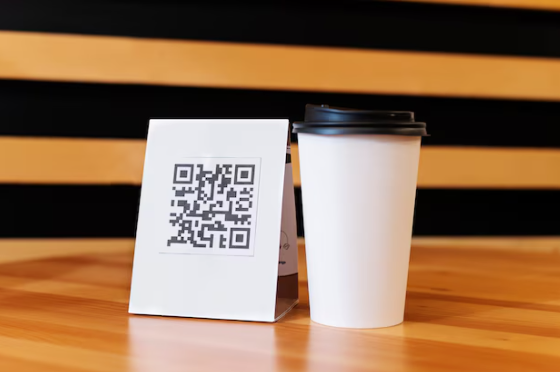 QR код „Система за самообслужване за барове и кафенета“